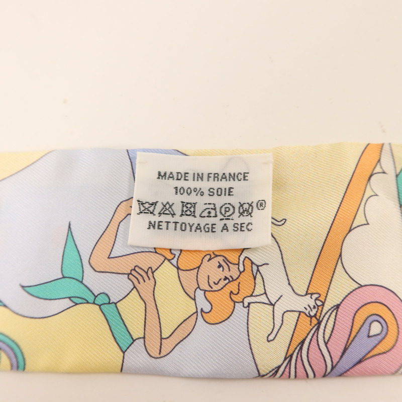 HERMES 絲質Twilly絲巾-6