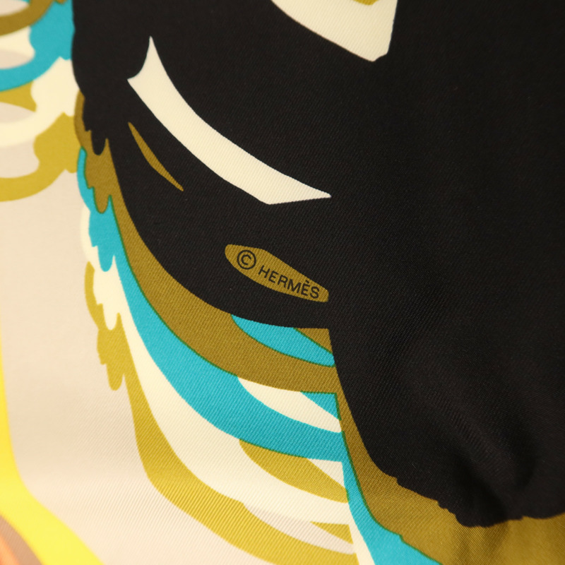 HERMES 絲質Scarf 90x90絲巾-7