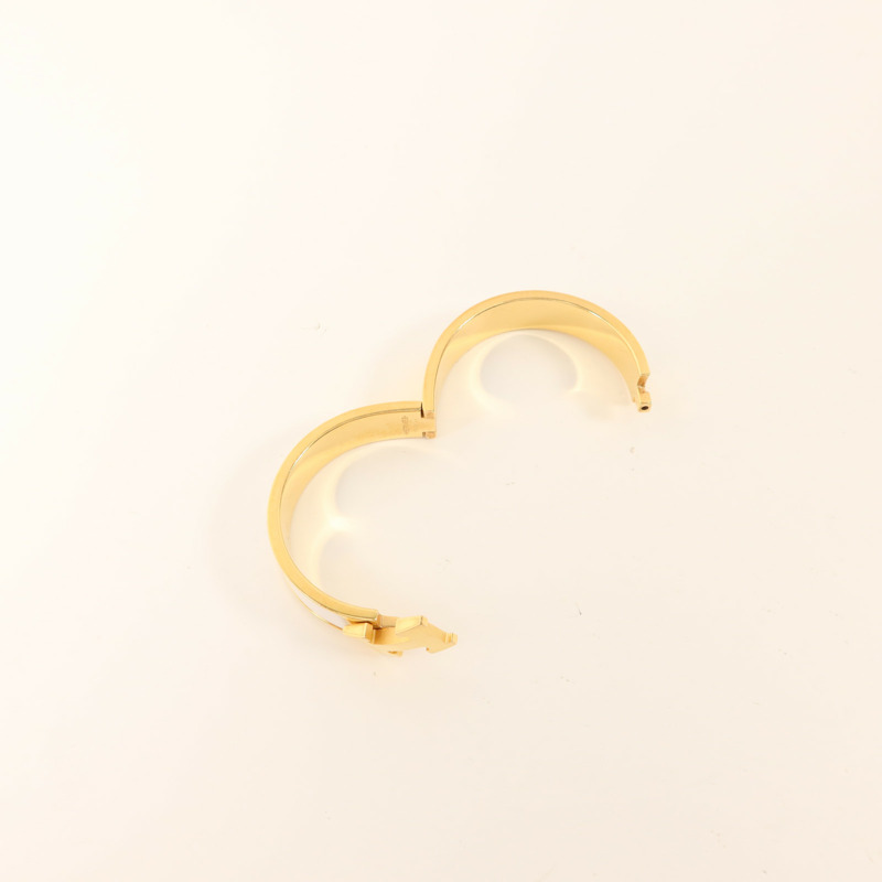 HERMES 金屬/琺瑯Clic H手鐲-6