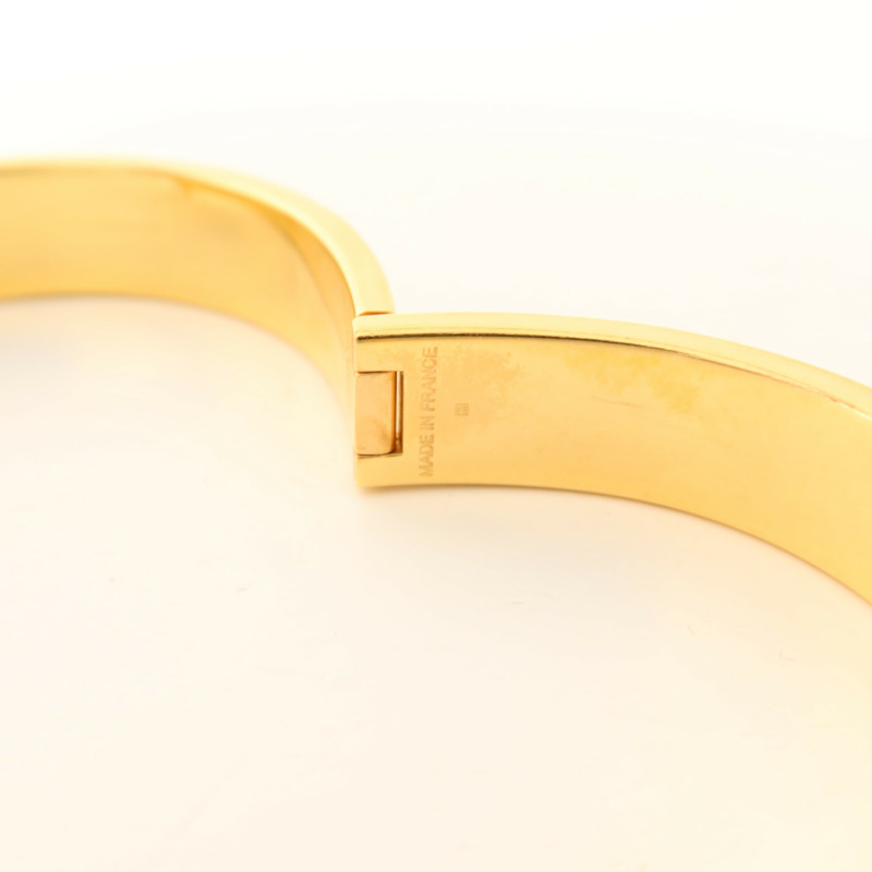 HERMES 金屬/琺瑯Clic H手鐲-8