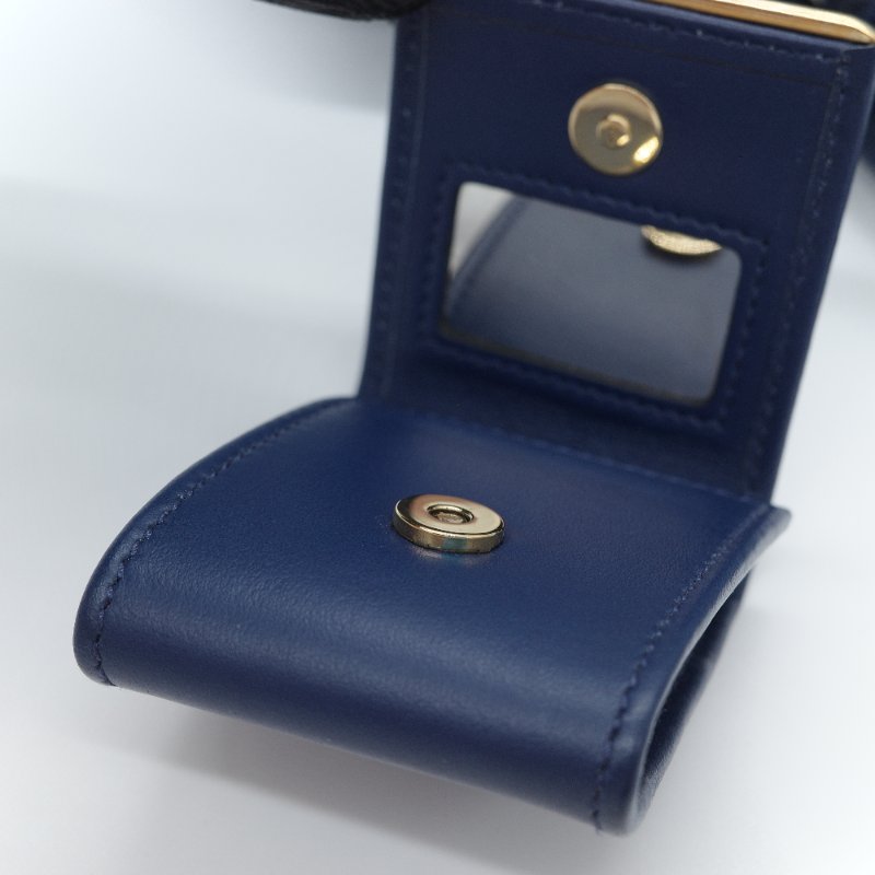 Prada 普拉達 藍色 Saffiano 牛皮 托特包-13