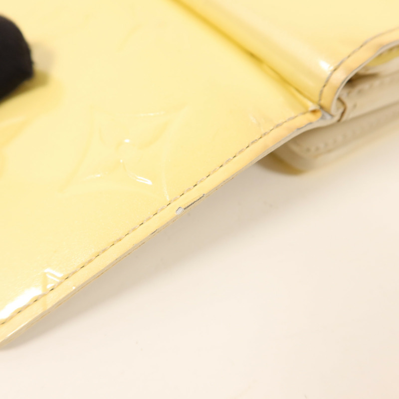 LOUIS VUITTON Monogram Vernis Elise Compact Wallet-17