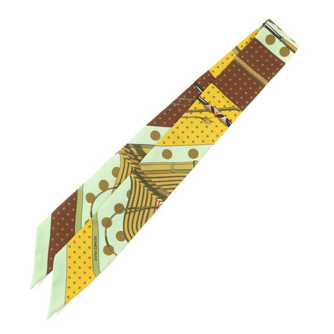 HERMES 絲質Twilly絲巾