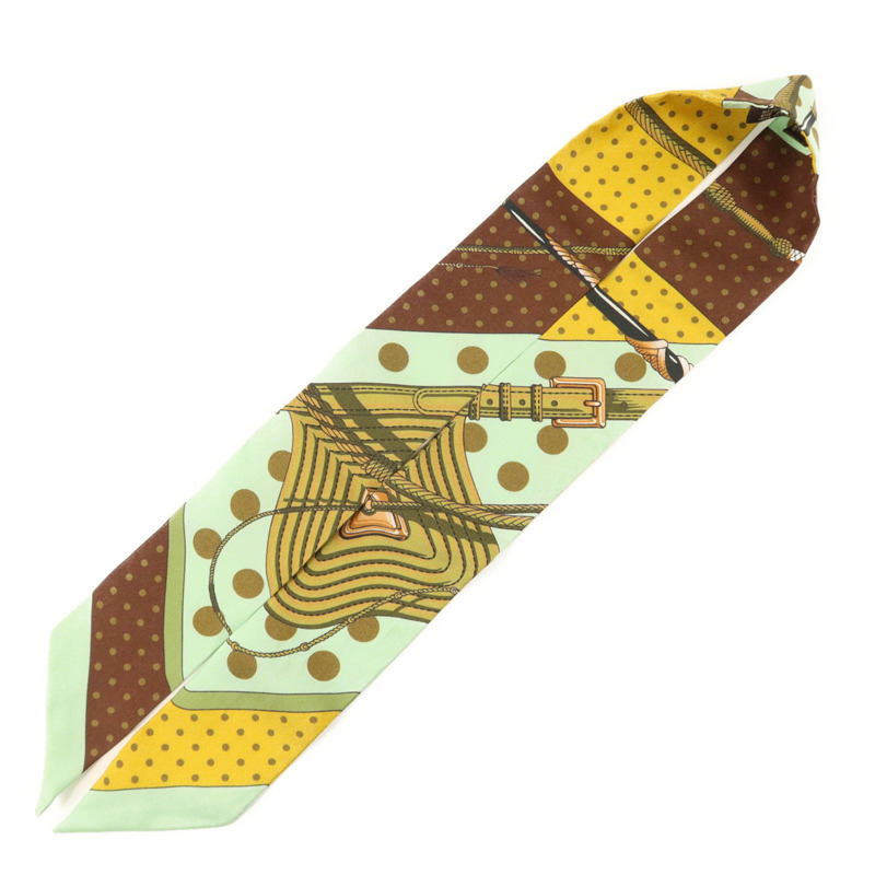 HERMES 絲質Twilly絲巾-2