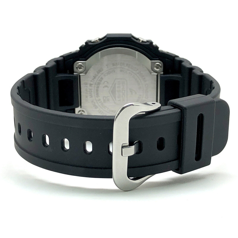 卡西歐 G-SHOCK GW-M5610U-1 電波太陽能手錶，支援六局電波接收，具備 Tough Solar 太陽能動力、LED 背光、方形設計，黑色。 2021 年 7 月發布。可在 Mikunigaoka 商店購買。-5