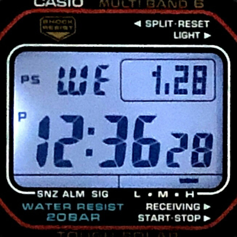 卡西歐 G-SHOCK GW-M5610U-1 電波太陽能手錶，支援六局電波接收，具備 Tough Solar 太陽能動力、LED 背光、方形設計，黑色。 2021 年 7 月發布。可在 Mikunigaoka 商店購買。-8