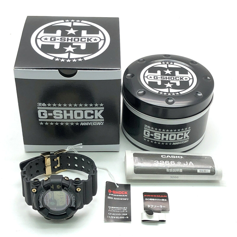 卡西歐 G-SHOCK FROGMAN 35週年紀念版 GF-8235D-1B 太陽能腕錶,黑金配色,2018年4月發售,Mikunigaoka 專賣店-9