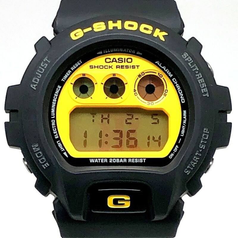 卡西歐 G-SHOCK DW-6900BHTG-9 阪神虎 2003 聯名款(黑黃配色)3 月發售,三國丘店販售-0