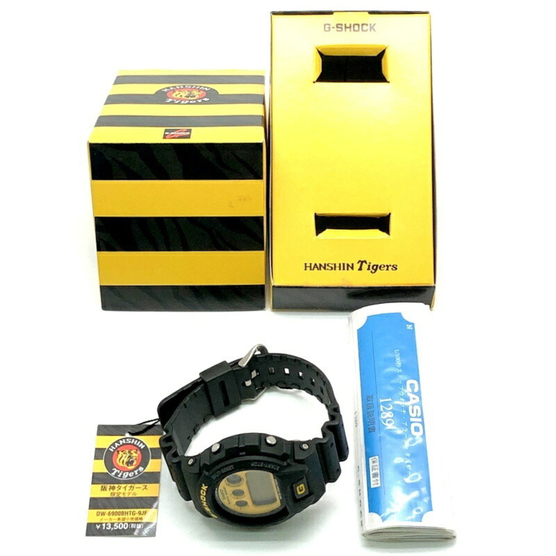 卡西歐 G-SHOCK DW-6900BHTG-9 阪神虎 2003 聯名款(黑黃配色)3 月發售,三國丘店販售-9