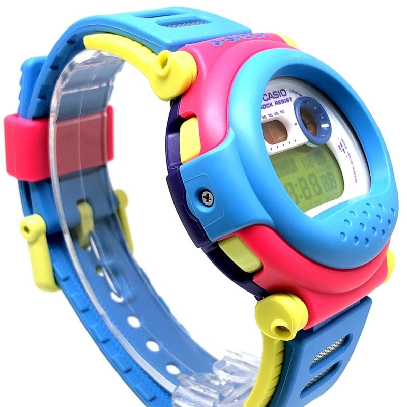 Casio G-SHOCK 手錶 G-001-2 Jason 多彩高級系列膠囊系列 Tough Nexax 藍/粉紅色(2010 年 9 月發售)Mikunigaoka 店-1