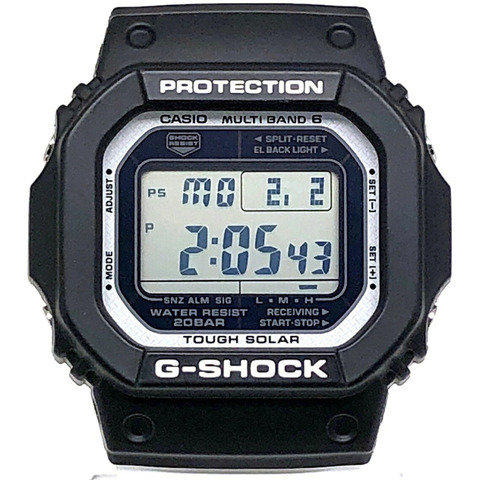 卡西歐 G-SHOCK GW-M5610K-1 Irukuji 2020 電波太陽能手錶，與 Ice Search Japan 聯名款，黑白配色，虎鯨圖案，熱愛海洋與地球，2020 年 6 月發售，三國丘店