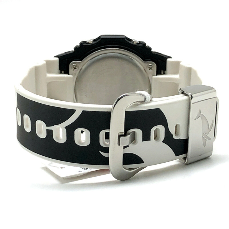 卡西歐 G-SHOCK GW-M5610K-1 Irukuji 2020 電波太陽能手錶,與 Ice Search Japan 聯名款,黑白配色,虎鯨圖案,熱愛海洋與地球,2020 年 6 月發售,三國丘店-5