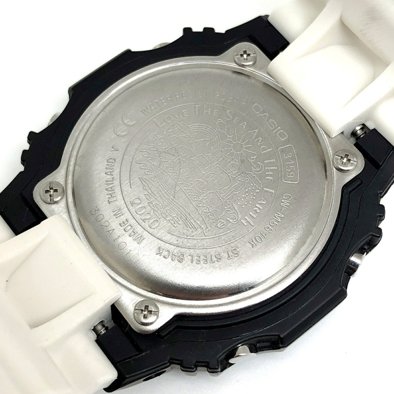 卡西歐 G-SHOCK GW-M5610K-1 Irukuji 2020 電波太陽能手錶,與 Ice Search Japan 聯名款,黑白配色,虎鯨圖案,熱愛海洋與地球,2020 年 6 月發售,三國丘店-7