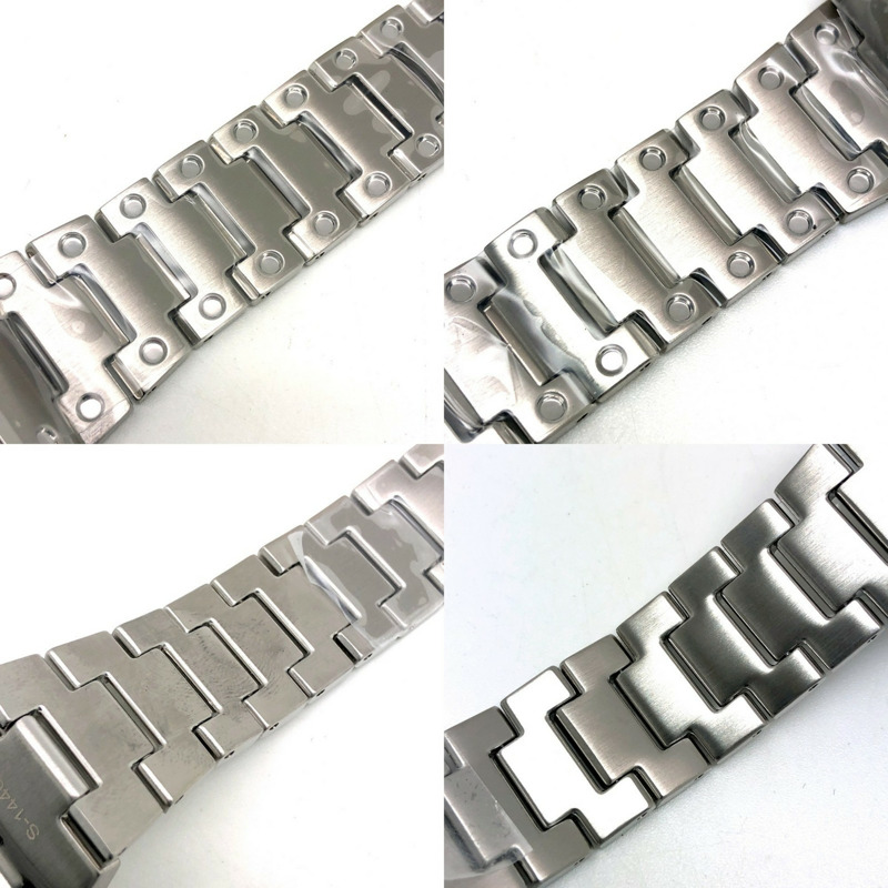 卡西歐 G-SHOCK GMW-B5000D-1 手錶,全金屬銀色,電波太陽能,藍牙,手機連接,LED 背光,旋入式後蓋,2018 年 4 月發售,Mikunigaoka 商店-5