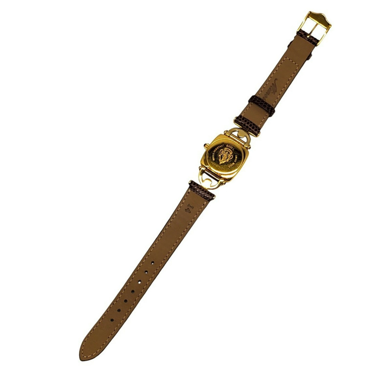 GUCCI 6300L 女士腕錶，舊款 Gucci 金棕色錶殼，非原廠錶帶，Kaizuka 專賣店-5