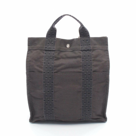 愛馬仕 Hermès Air Line Ad MM 雙肩包/手提包，帆布/尼龍帆布，男女款，灰色