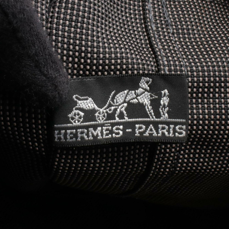 愛馬仕 Hermès Air Line Ad MM 雙肩包/手提包，帆布/尼龍帆布，男女款，灰色-3
