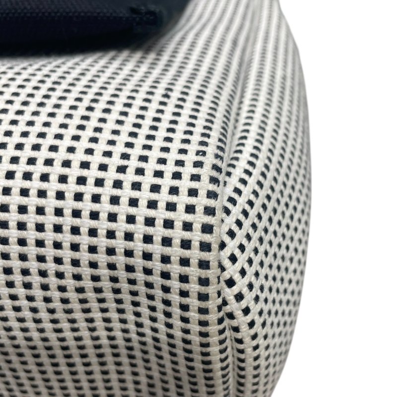 HERMES 愛馬仕 HERBAG 30 側背包 帆布×皮革 黑色 銀釦-8