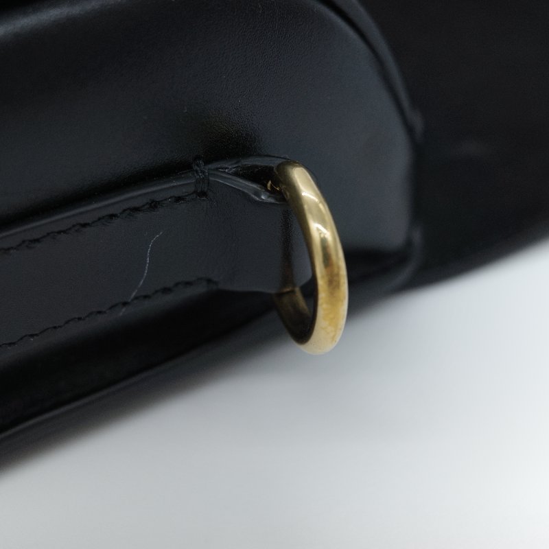 Dior迪奧 Bobby Box 黑色 小牛皮 中號 斜掛包 翻蓋包-15