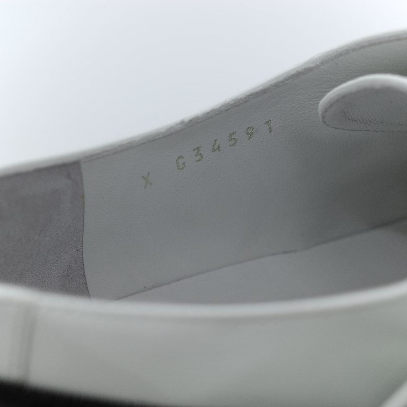 Chanel 香奈兒 黑白雙色 亮面漆皮 珍珠裝飾牛津鞋-8