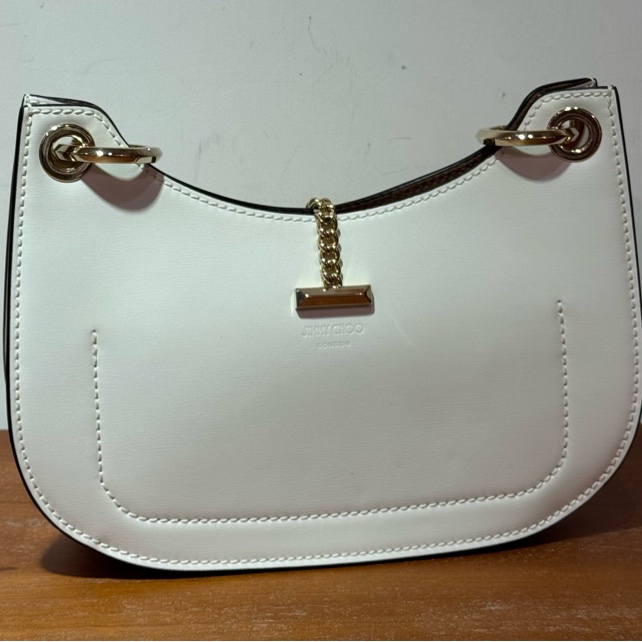 Jimmy Choo 白色珍珠鏈 Shoulder Bag-7