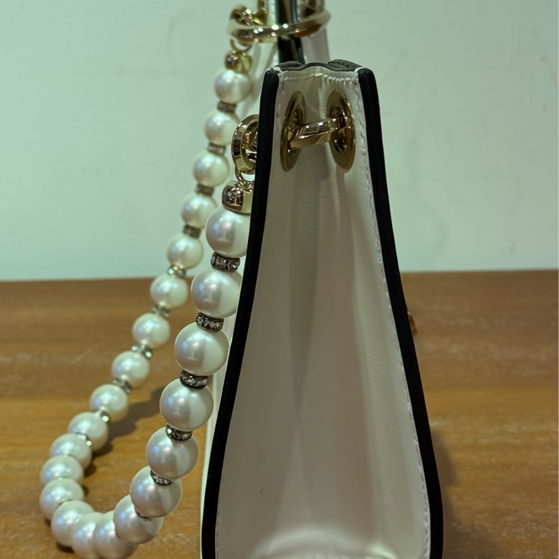 Jimmy Choo 白色珍珠鏈 Shoulder Bag-9