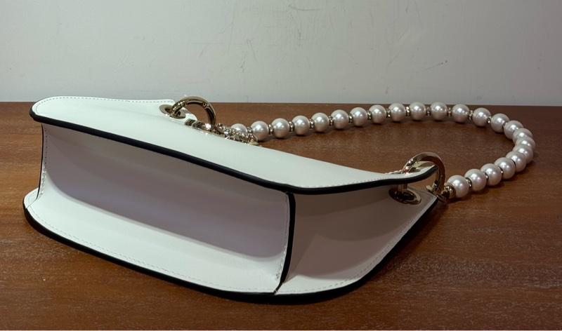 Jimmy Choo 白色珍珠鏈 Shoulder Bag-11