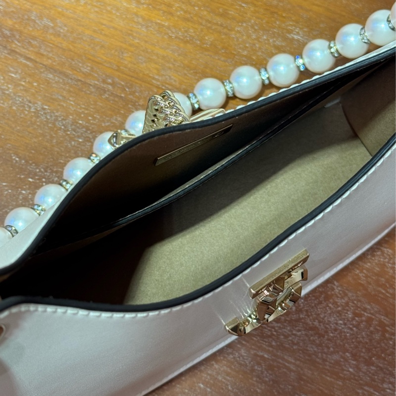 Jimmy Choo 白色珍珠鏈 Shoulder Bag-14