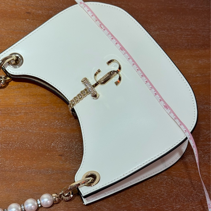 Jimmy Choo 白色珍珠鏈 Shoulder Bag-19
