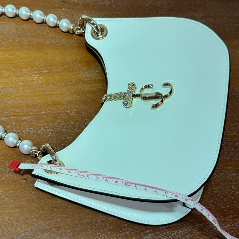 Jimmy Choo 白色珍珠鏈 Shoulder Bag-21