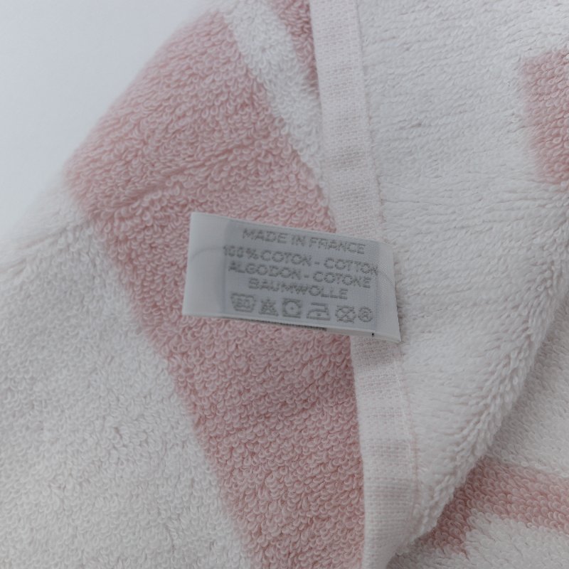 Hermès 愛馬仕 Avalon 粉色 純棉 手帕 小方巾-5