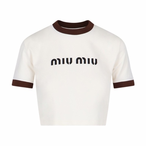 Miu Miu 女士 圓領短袖T恤S M L XL碼