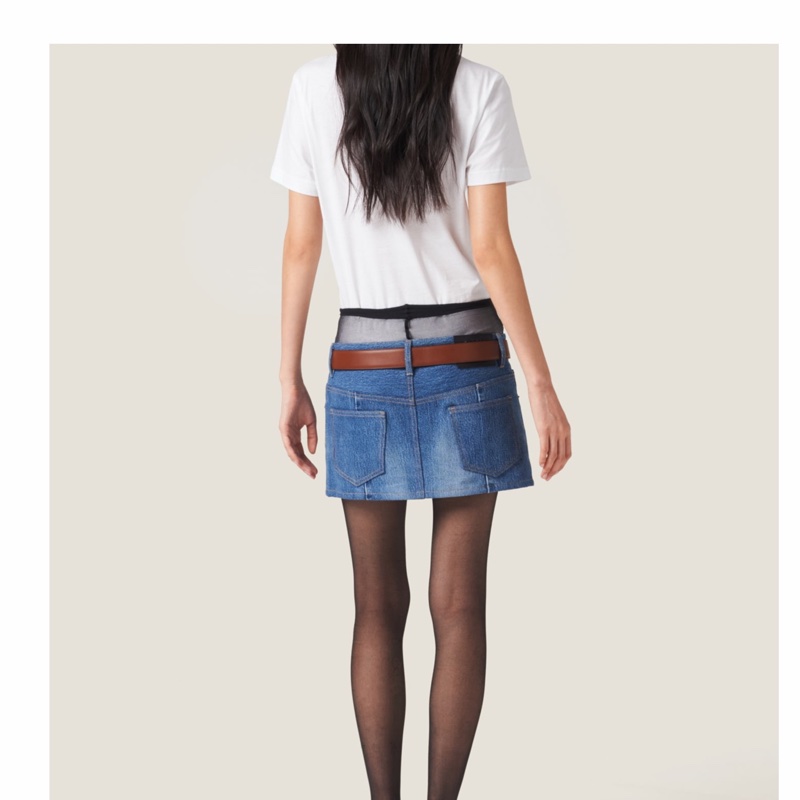 Miu Miu 女士 平紋針織短袖T恤XS S碼-2