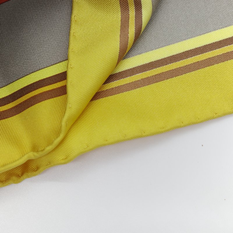 Hermès愛馬仕Les Sangles Forever 永恆的帶扣 絲絨斜紋 真絲方巾-8