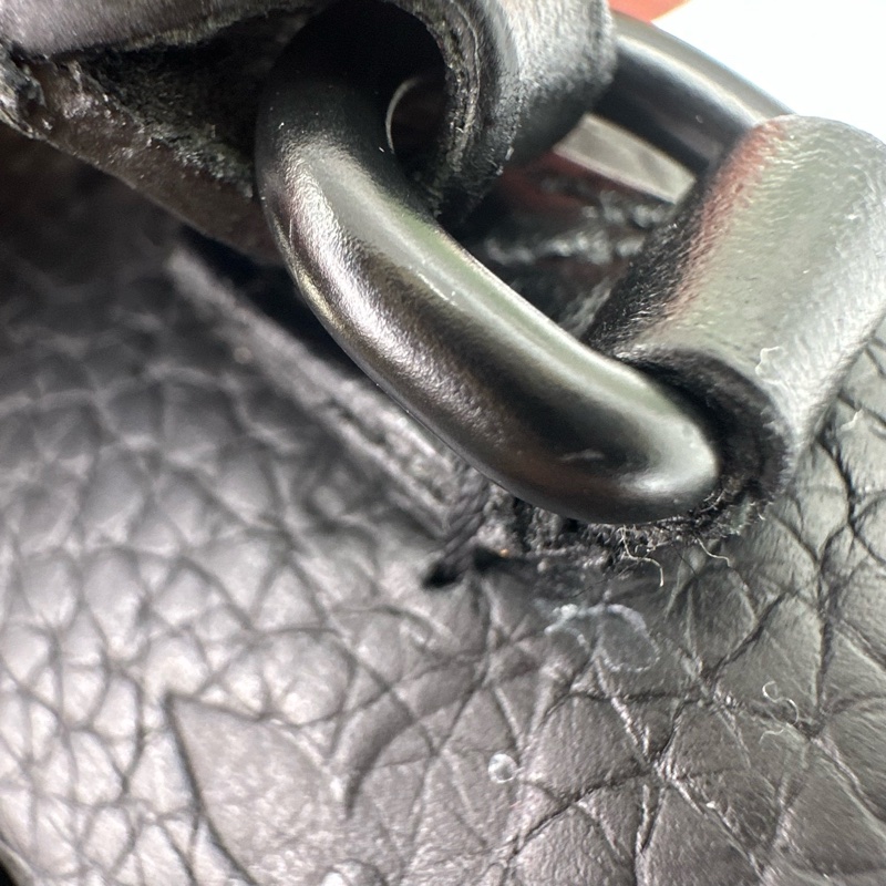 LV 黑色真皮壓紋 Steamer 晶片款-15