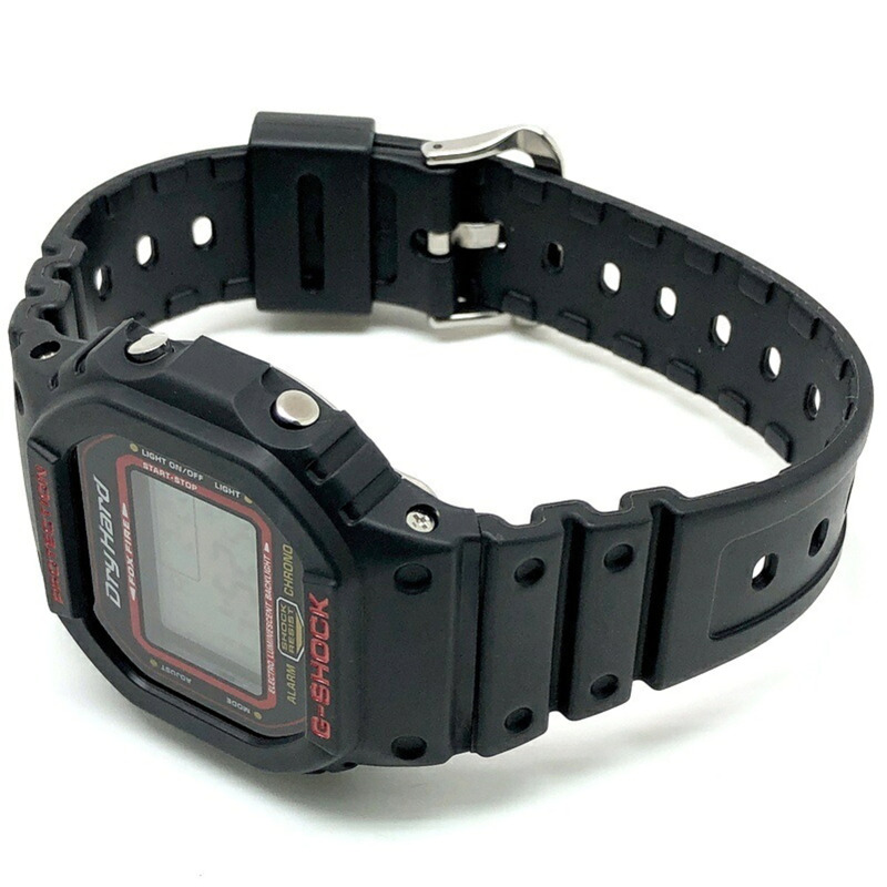 卡西歐 G-SHOCK DW-5600VT MINTIA DryHard 聯名腕錶,黑色火焰 EL 錶盤。非賣品。 2008 年 9 月得獎作品。三國丘店。-4