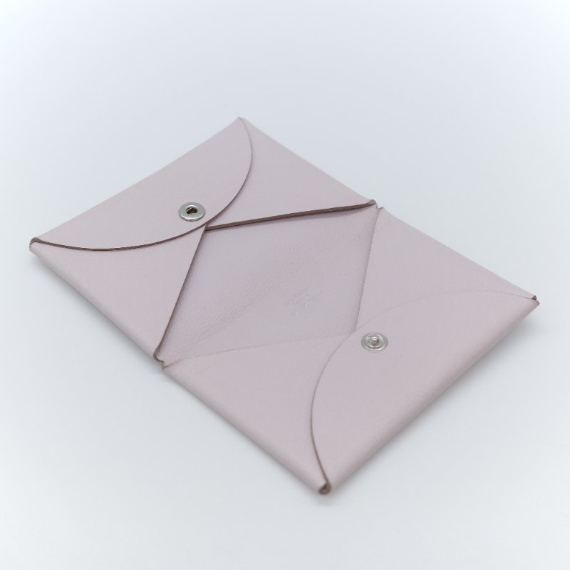 Hermès 愛馬仕 Calvi Evercolor 紫粉色 小牛皮 名片夾 零錢包 卡夾-4