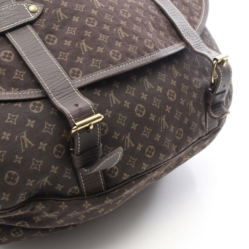 路易威登 Saumur XL 單肩包/手提包,Monogram Mini Lan 帆布和皮革材質,棕色,女士款,M95220-8
