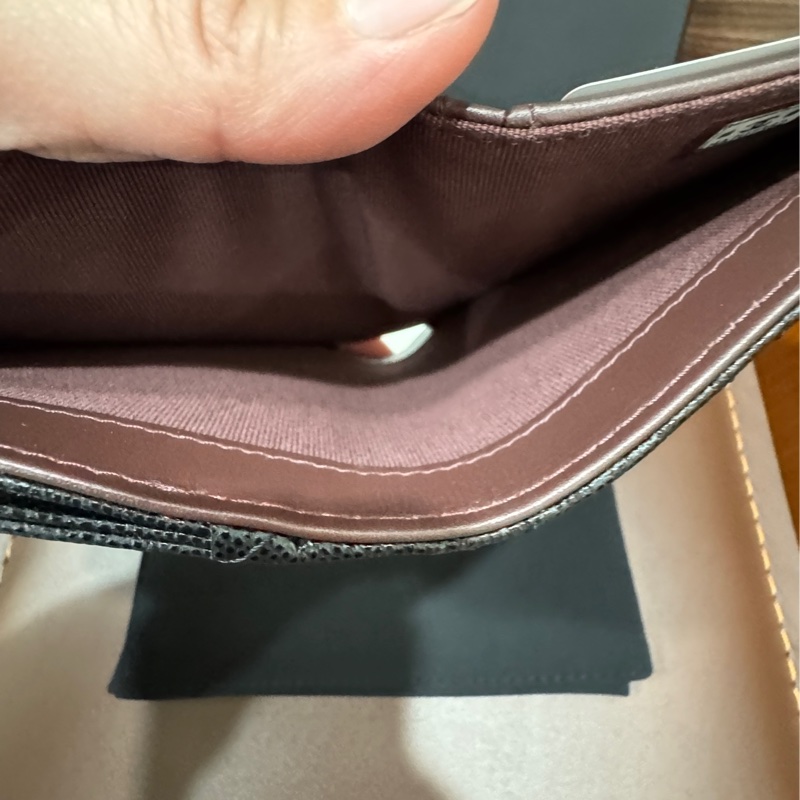 Chanel AP3388 24P 對折短夾 黑銀荔枝 新款雷標-4