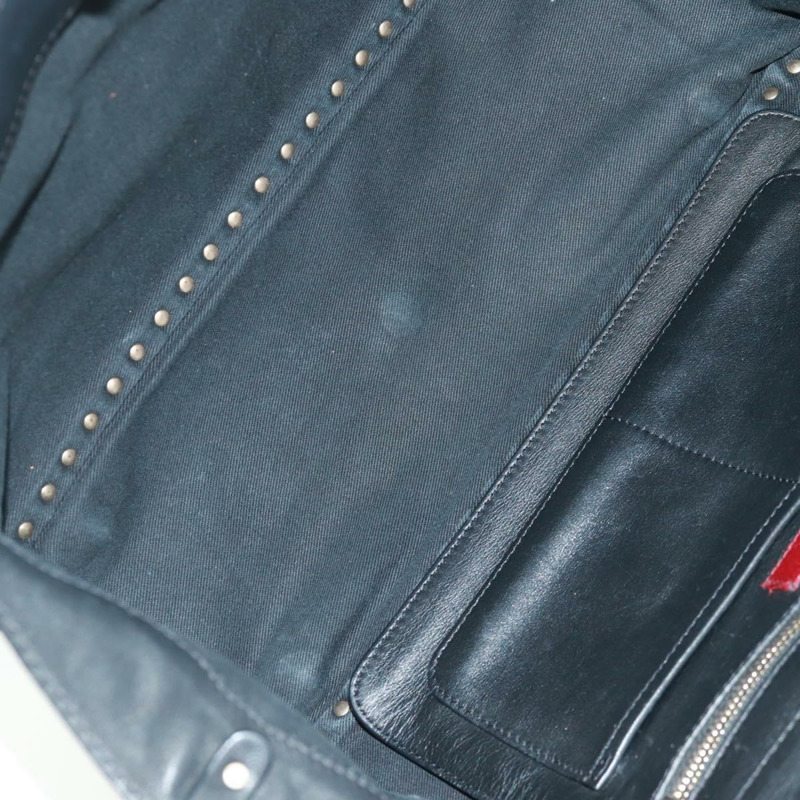 【日本直送】VALENTINO 皮革手提包 2way 黑色金色 正品 BA10419V-17