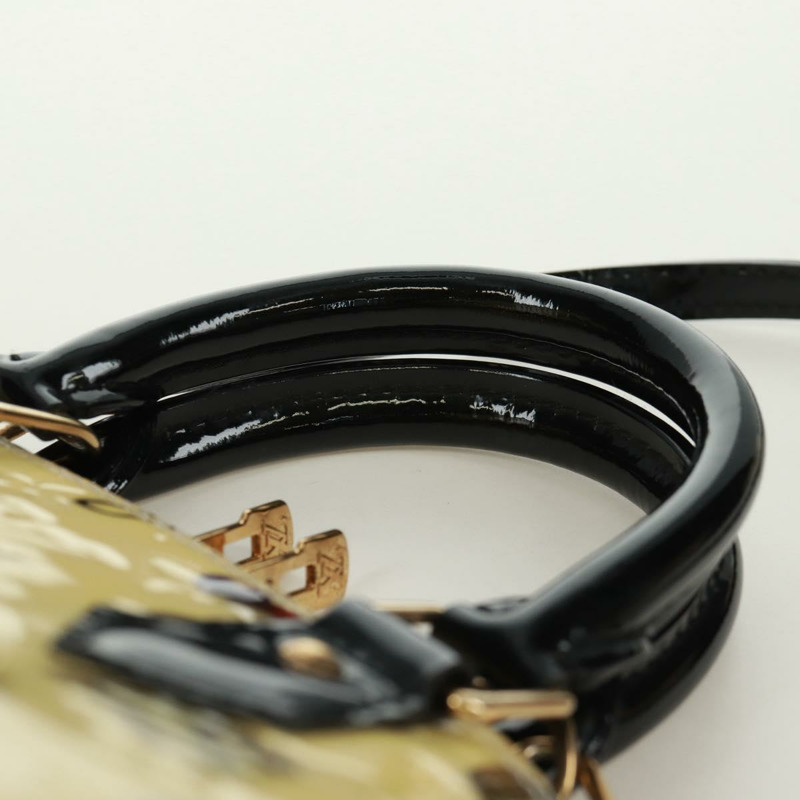 【日本直送】路易威登 Vernis 貼紙印花 Alma PM 手提包 白色 M50466 LV 正品 171697V-7