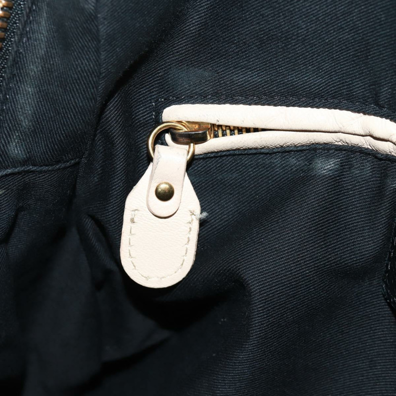 【日本直送】Chloe Paraty 手提包 皮革 2way 黑色 金色 Auth 171909V-22