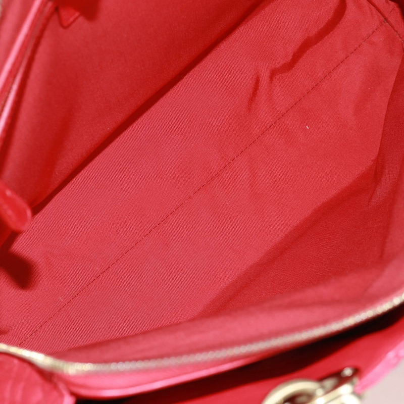 【日本直送】Christian Dior Canage鏈條托特包，羊皮材質，紅色金色，正品，貨號168978M-19