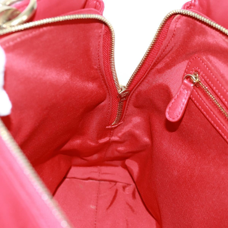 【日本直送】Christian Dior Canage鏈條托特包，羊皮材質，紅色金色，正品，貨號168978M-21