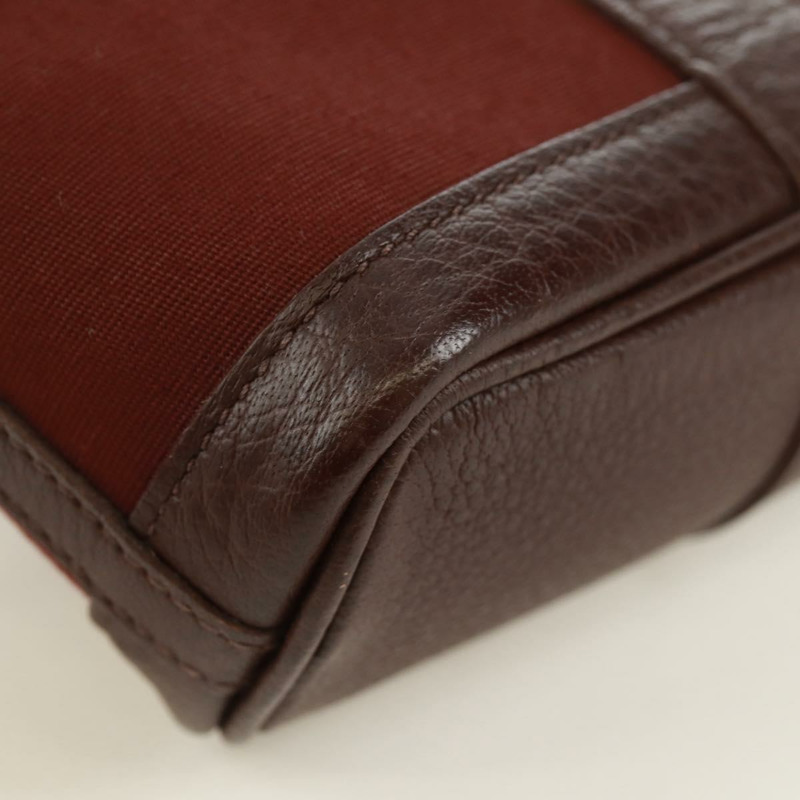【日本直送】愛馬仕 Garden File PM 手提包 帆布 兩用 棕色 正品 168940SAV-11