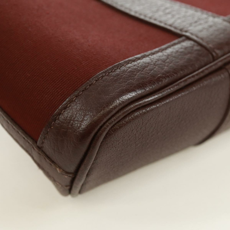 【日本直送】愛馬仕 Garden File PM 手提包 帆布 兩用 棕色 正品 168940SAV-13