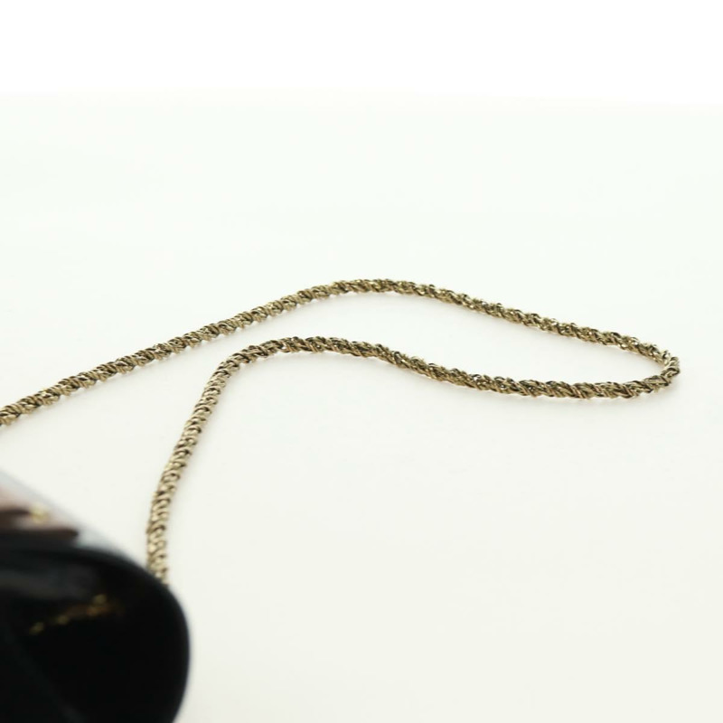 【日本直送】Chloe 鏈條 June 肩背包 皮革 黑色 金色 正品 168935V-7
