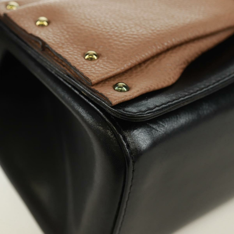 【日本直送】Chloe 鏈條 June 肩背包 皮革 黑色 金色 正品 168935V-9