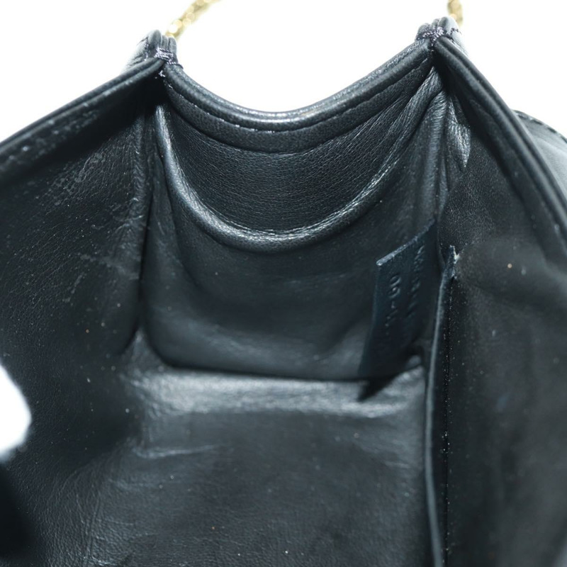 【日本直送】Chloe 鏈條 June 肩背包 皮革 黑色 金色 正品 168935V-18