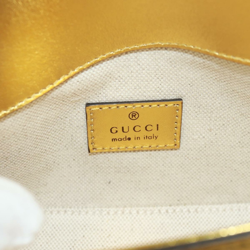【日本直送】GUCCI 馬銜扣鏈條單肩包,皮革材質,金色/銀色,貨號 774209,正品編號 168942SAM-16